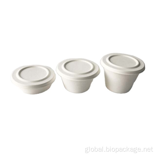 Bagasse Cups Takeaway 100% biodegradable disposable bowl fast food Factory